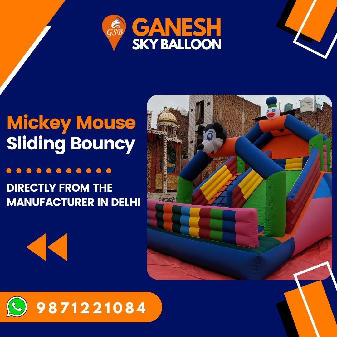 Mickey Mouse Sliding Bouncy